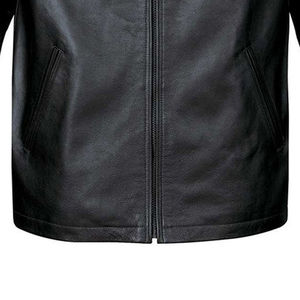 Autumn Winter Men's Casual Zipper <b>Leather</b> <b>Jacket</b> Men Clothing Slim <b>Long</b> Sleeve <b>Leather</b> Fashion <b>Jacket</b> motorcycle <b>jacket</b> - Product Image 2