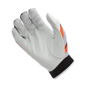 Adjustable Strap Leather Baseball Batting Gloves With Strong Palm <b>Grip</b> And Moisture <b>Control</b> Hand Protection Baseball Gloves - Product Image 5