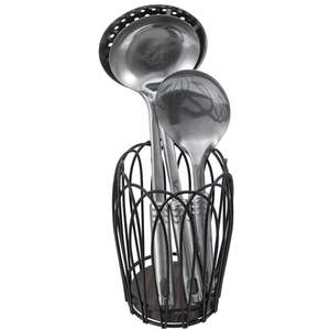 Portacubiertos decorativo de metal estilo antiguo, adecuado para hogares, cafeterías, restaurantes y decoración de mesas para eventos especiales. - Product Image 6