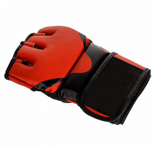 ราคาขายส่ง ถุงมือ MMA คุณภาพสูง โลโก้สั่งทำได้ ระบายอากาศ กันน้ำ แบบเต็มนิ้ว สีพื้น - Product Image 6