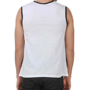 High Quality Men's Cotton Sleeveless Tank <b>Top</b> Casual Athletic Breathable Solid Summer Workouts Hot Selling Men Tank <b>Top</b> - Product Image 2
