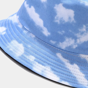 OEM Service <b>Summer</b> Oversized Striped Straw Bucket <b>Hat</b> Unisex Foldable Travel Protection Sun Shade Wide Brim Casual - Product Image 5