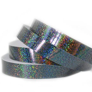 Cinta Adhesiva Brillante Holográfica de Colores Surtidos, Cinta Decorativa Brillante para Manualidades, Decoración, Scrapbooking y Envoltura de Regalos - Product Image 2