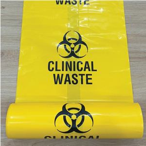 Bolsas de Plástico Amarillas para Residuos Biológicos, Bolsas para Eliminación de Residuos Médicos, Resistentes a Fugas, Bolsas para Basura Peligrosa - Product Image 1