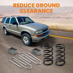 Chevrolet C10 1963-1972 Tuning Shocks Strut & Suspension Systems Lowering Kit 3 Inch Front/5 Inch Rear Drop Spring - Product Image 3