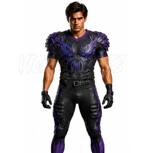 Uniforme de Fútbol Americano Duradero y Elegante, Uniforme de Fútbol Americano Ligero y Cómodo, Uniforme de Fútbol Americano de Moda Activa - Product Image 5