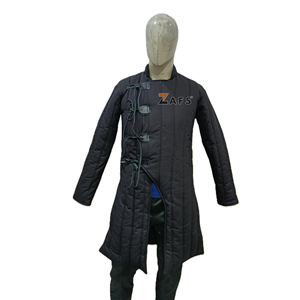 Gambeson médiéval personnalisé, veste d'armure épaisse en coton matelassé pour la reconstitution historique - Fournisseur - Product Image 1