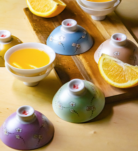 Juego de Tazas de Té de Porcelana China Tradicional con Diseño de Flor de Tung Dorada, Apto para Lavavajillas y Microondas, en Caja de Regalo - Product Image 3