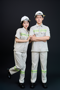 เสื้อทำงานแขนสั้น FMF Industrial Hi Visibility ระบายอากาศได้ดี สำหรับผู้ชายและผู้หญิง ป้องกันรังสียูวี ป้องกันไฟฟ้าสถิตย์ สะท้อนแสงเพื่อความปลอดภัย บริการ OEM - Product Image 5