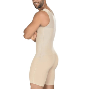 Customized Men's Slimming Thermal Full Body Shaper Seamless Compression <b>Shapewear</b> Breathable Spandex Quick Dry - Product Image 4
