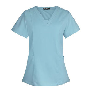 Vente en gros OEM Blouses médicales de haute qualité détectables par les détecteurs de métaux, coutures durables, polyester-coton écologique, logo personnalisé - Product Image 6