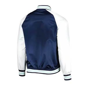 Chaqueta Varsity de Satén para Hombre con Logotipo Personalizado, Venta al Por Mayor, OEM, ODM |   Fabricante de Chaquetas Bomber de Satén Estilo Urbano - Product Image 3