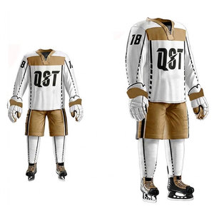 Nuevo Conjunto de Uniforme de Hockey sobre Hielo de Alta Calidad, Último Diseño, Técnica de Bordado, 100% Poliéster, Secado Rápido - Product Image 2