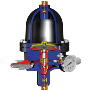 Station de régulation de gaz haute pression Tartarini RP/10, régulateur de pression piloté, en fonte de zinc, Cv5.0 - Product Image 4