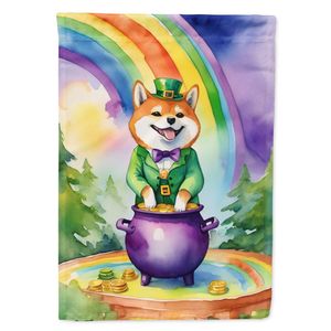 Shiba Inu St Patrick's <b>Day</b> <b>Garden</b> Flag Multicolor Decorative Yard Banner for Patio Artwork & Flower <b>Beds</b> Mailbox Flag Size - Product Image 1