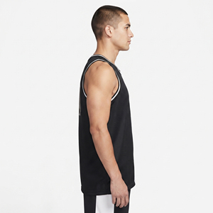 Maillot de basket-ball personnalisé de haute qualité, respirant, en mesh, sublimation professionnelle, col rond pour hommes - Product Image 3