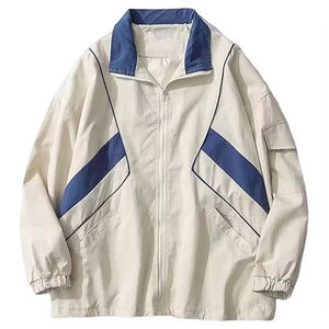 Veste coupe-vent personnalisée de haute qualité pour hommes 2026, veste à fermeture éclair à 3 couches, polyester, manches longues, coupe-vent, veste de randonnée pour hommes - Product Image 1