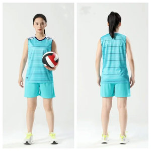 Volleyball Clothes for Men Women Sleeveless Jersey Tank Top 2 Pcs Training 100% Polyester Breathable Moisture-Wicking - Product Image 6