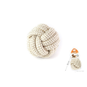 Yommy Natural <b>Rope</b> Ball 8cm Pet Toy for Dogs - Product Image 2