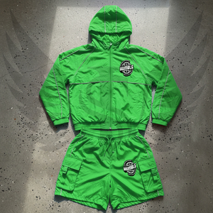 Customize Summer Two Piece Nylon <b>Shorts</b> <b>Jacket</b> Set Men High Quality Windbreaker <b>Short</b> Tracksuit Sets Men's - Product Image 6