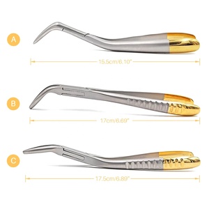 Fórceps de extracción de raíz de ortodoncia de alta calidad, alicates de raíz rota Dental profesional de acero inoxidable, instrumentos quirúrgicos - Product Image 5