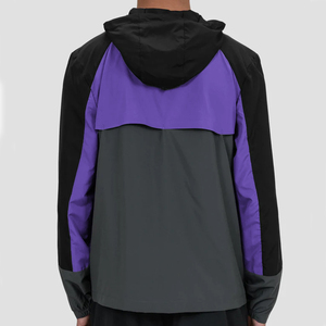 Wholesale <b>Windbreaker</b> Jacket Best Quality Custom Color Block <b>Vintage</b> Windbreak Jacket Outdoor Windproof Windbreak Jacket - Product Image 2