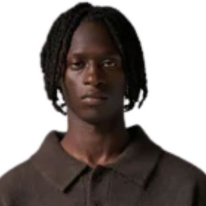 Pull en maille à manches longues pour homme, col boutonné texturé doux, mélange de coton, marron, décontracté, hiver, OEM - Product Image 5