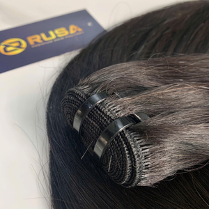 Extensiones de cabello humano vietnamita 100% al por mayor, tejidas a máquina, con textura y longitud de cabello personalizables de 10 a 34 pulgadas. - Product Image 5