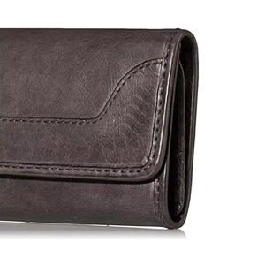 Multi Function Man Leather Long <b>Wallet</b> 100% Real Genuine Leather Men Zipper Long <b>Wallet</b> and Clutch With Solid Color - Product Image 5