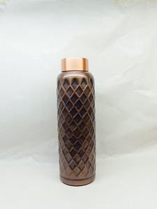 FAIZA CRAFT 100% Pure Handmade Copper <b>Water</b> <b>Bottles</b> | Eco-Friendly 1L Leak Proof Yoga <b>Bottles</b> Thermal Insulation Applicable for - Product Image 5