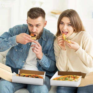 Cajas de Pizza Corrugadas Kraft al por Mayor, Ecológicas, con Logotipo Personalizado, Proveedor Mundial - Product Image 2