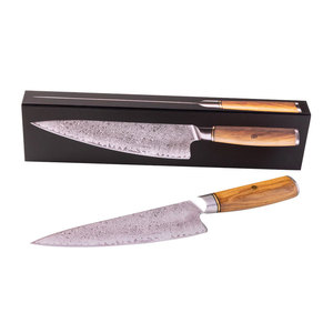 Cuchillo de Cocina Hecho a Mano de Acero de Damasco con Mango de Madera para Profesionales Culinarios - Product Image 2