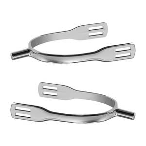 Éperons de cheval en acier inoxydable pour adulte, équipement équestre durable pour le contrôle et l'équilibre, HASHIR INTERNATIONAL HI-SP-08 - Product Image 1