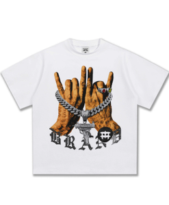 เสื้อโปโลผู้ชายสำหรับฤดูร้อน เสื้อผ้าฝ้ายพิมพ์ลายโลโก้ Hell เสื้อยืดทรงหลวมโอเวอร์ไซส์ ผ้าคอตตอน 100% หนานุ่ม - Product Image 1