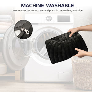 Camas para Perros Tipo Donut Ecológicas de Alta Calidad, Ultra Suaves, de Felpa, Cálidas, Lavables, Redondas, de Piel de Conejo, de Lujo - Product Image 4