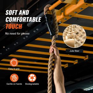 Corda per Allenamento Fitness da 38 cm di Diametro e 7,6 m di Lunghezza, Corda per Esercizi in Palestra per Adulti, Accessorio per Attrezzatura Fitness e Arrampicata - Product Image 4