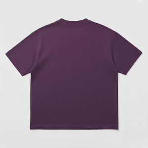 Camiseta de Hombre Oversize con Estampado de Alta Densidad, Diseño Personalizado en Relieve, Algodón Grueso, Corte Holgado, Cuello Redondo, Manga Corta, Estilo Urbano - Product Image 2