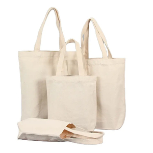 Canvas Grocery Tote Bags with Handles Heavy Duty Shopping Bags Eco-Friendly Shoulder <b>Handbags</b> - Product Image 5