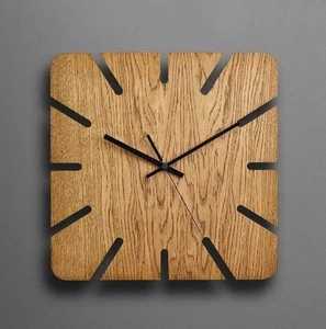 Reloj de Escritorio Redondo de Nogal Macizo de Lujo, Diseño de Cuenco de Madera Cóncavo, Reloj de Mesa Analógico de Cuarzo Silencioso, Reloj Moderno Minimalista - Product Image 6