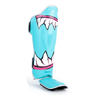 Protection des jambes en cuir PU de haute qualité, personnalisée et professionnelle, pour le sport, la boxe, le MMA, le taekwondo, le muay thai