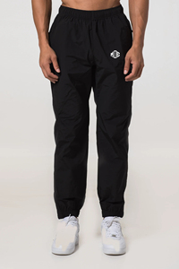 Survêtement décontracté pour homme en coton noir anti-plis, avec fermeture éclair, taille élastique, respirant, poids moyen, idéal pour l'automne - Product Image 5