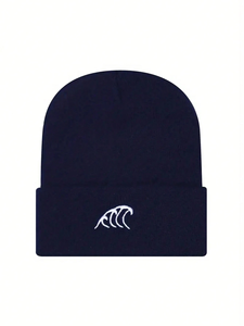 Wholesale Solid Color Beanie Unisex <b>Winter</b> Warm Knitted Beanie <b>Hat</b> Acrylic Wool Outdoor Sports Beanie Caps for <b>Men</b> - Product Image 2