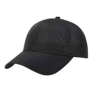 <b>Black</b> Breathable Mesh Polyester Baseball Cap Unisex Adult Sporty Outdoor Hat Spring Summer Adjustable - Product Image 2