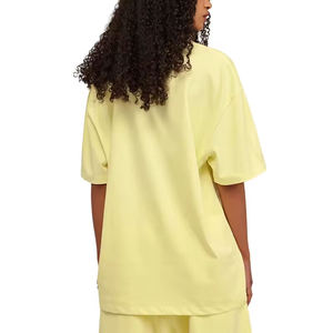 Custom Logo <b>Women</b> Plus Size Oversize T-<b>Shirts</b> <b>Loose</b> Fit Crew Neck Short Sleeve Tops Summer Casual Blouse 100% Cotton - Product Image 5