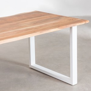 Mesa de comedor rectangular Vandana Amber Spirit en madera de acacia Sami - Product Image 3