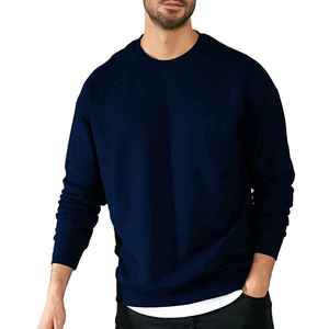 Sweat-shirts pour hommes au design élégant, 100% coton molletonné, coupe ample, anti-plis, pour l'hiver, style décontracté. - Product Image 1