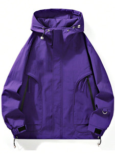 Conjunto Deportivo Impermeable de Secado Rápido para Hombre, Personalizable, Corte Holgado, Sudadera con Capucha Extra Grande, Chaqueta con Logotipo Personalizado, Pantalones Deportivos de Poliéster - Product Image 4