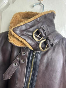 Vintage Brown Genuine Leather Bomber <b>Jacket</b> for Modern Fit Premium Grade Custom Classic Stylish New design Leather <b>Jacket</b> - Product Image 4