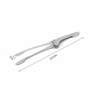 Pince à épiler en acier inoxydable robuste, ustensiles de cuisine et de barbecue, lot de 2 pour griller, cuisiner, servir et présenter - Product Image 2