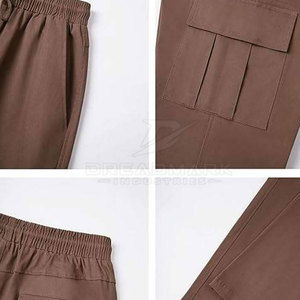 New Design Men's Mid Straight Lightweight Casual <b>Cargo</b> Pants-100% Cotton Canvas Waterproof Breathable OEM Service Best Price - Product Image 6